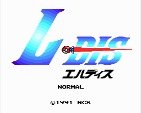 L-Dis title screen for PC Engine CD